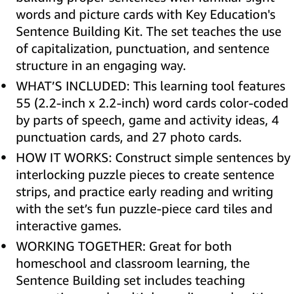 New Sentence Building Kit - Picture 6 of 9